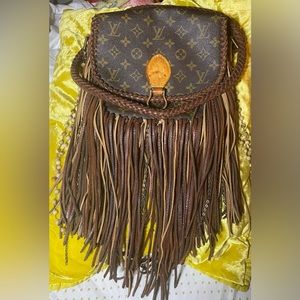 Vintage Boho LV with fringe
